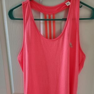 Adidas Derby Tank Neon Tennis Yoga Running Gym Tank Sz L Large NWT
